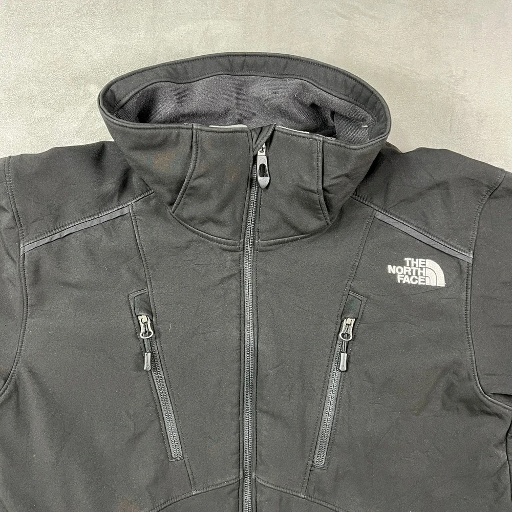 The North‎ Face Apex Bionic Softshell Jacket Mens S Black Full Zip Outdoor